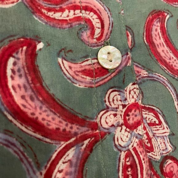 NWT Alix of Bohemia Annabel Lapland Shirt Blouse Floral Size Large - Picture 11 of 13